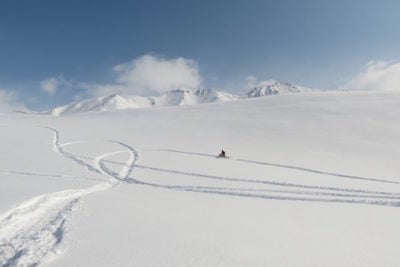 snowmobiling